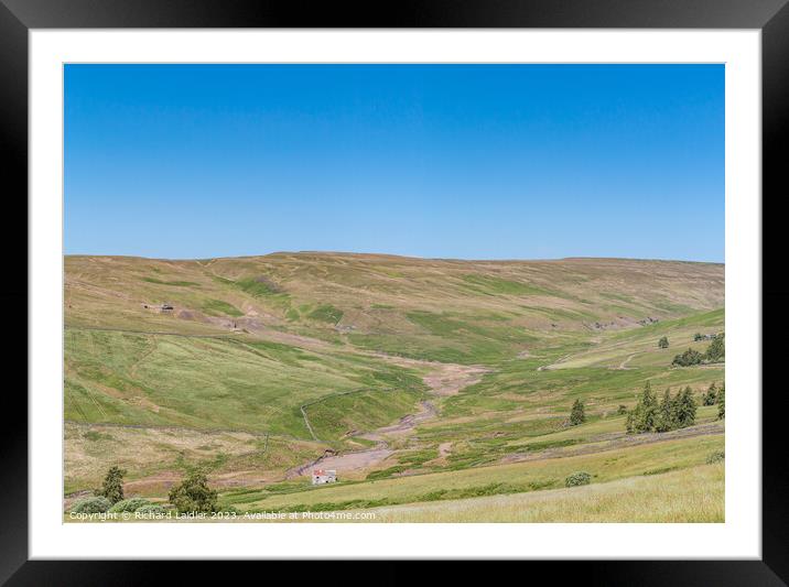 Summer in the Hudes Hope, Teesdale (2) Framed Mounted Print by Richard Laidler