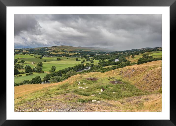 Squall Approaching Whistle Crag, Teesdale Framed Mounted Print by Richard Laidler