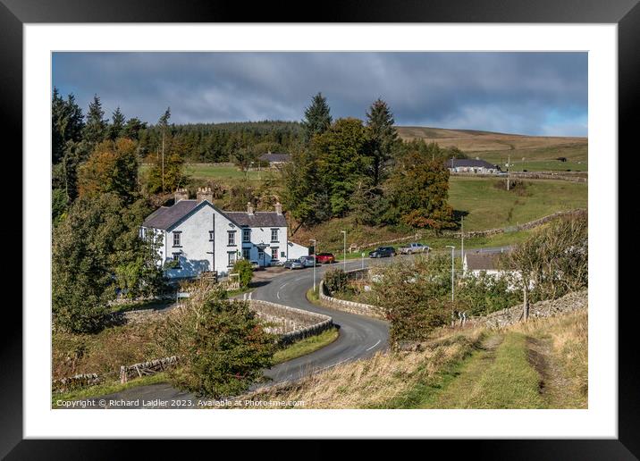 Langdon Beck Hotel, Teesdale Framed Mounted Print by Richard Laidler