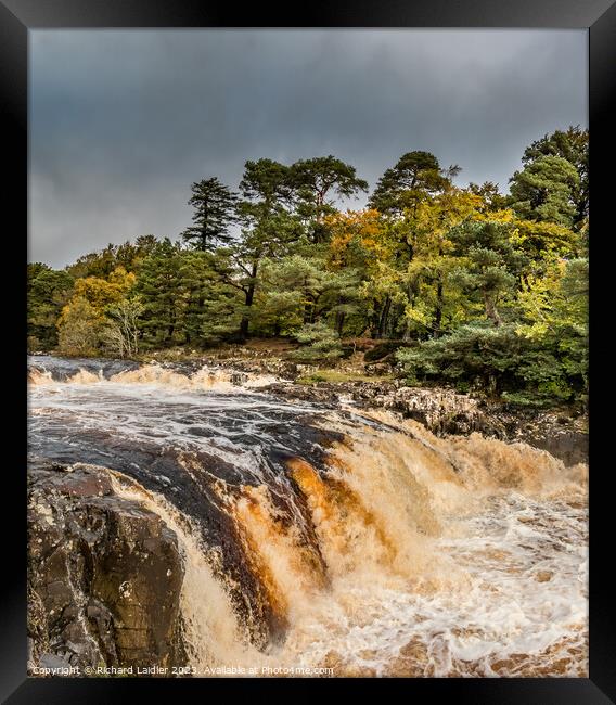 Low Force Waterfall, Teesdale, from the Pennine Way Framed Print by Richard Laidler