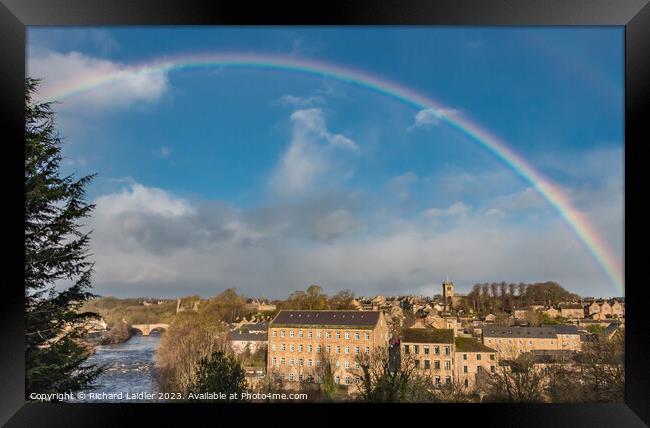 Barney Rainbow Framed Print by Richard Laidler