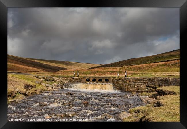 The Hudeshope Beck and Marys Bridge, Teesdale Framed Print by Richard Laidler