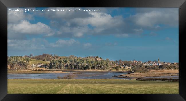 Alnmouth Village and Aln Estuary, Northumberland Framed Print by Richard Laidler