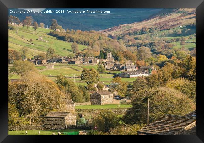 Muker, Swaledale, Yorkshire Dales Framed Print by Richard Laidler