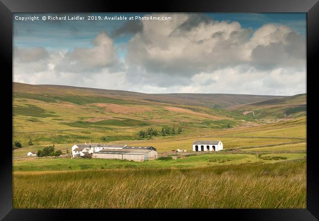 Middle End Farm, Upper Teesdale Framed Print by Richard Laidler