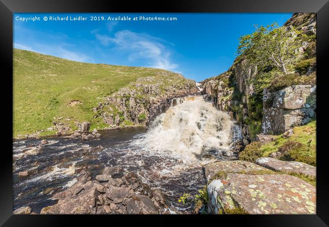 Cauldron Snout Waterfall, Upper Teesdale Framed Print by Richard Laidler