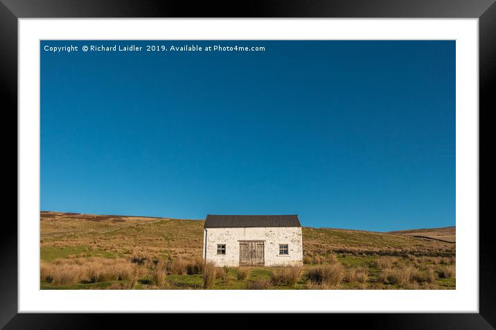 Solitary Barn at Snaisgill, Upper Teesdale Framed Mounted Print by Richard Laidler