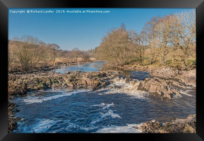 The River Tees near Forest in Teesdale Framed Print by Richard Laidler
