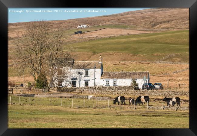 Low End Farm, Harwood, Upper Teesdale Framed Print by Richard Laidler