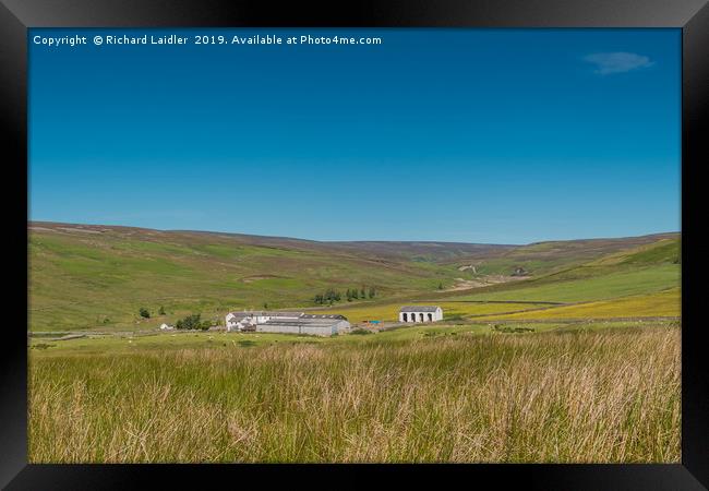 Middle End Farm, Great Eggleshope, Teesdale Framed Print by Richard Laidler