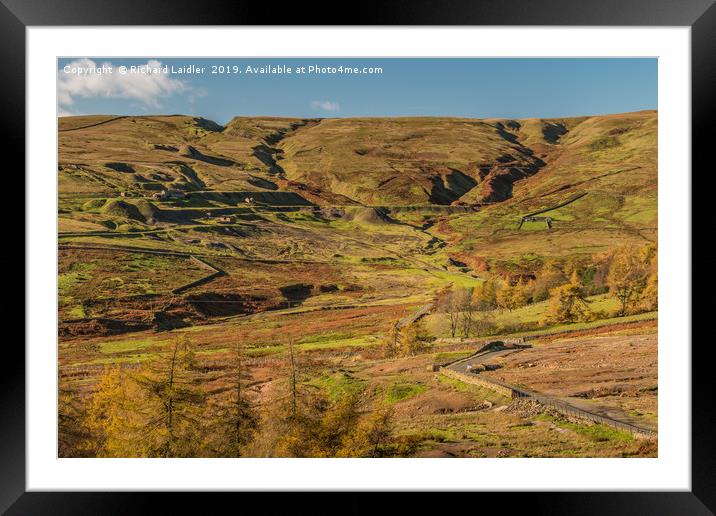 Coldberry Lead Mine Remains, Teesdale Framed Mounted Print by Richard Laidler