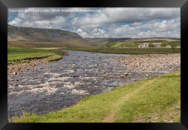 Wheysike House and Cronkley Scar, Teesdale Framed Print by Richard Laidler