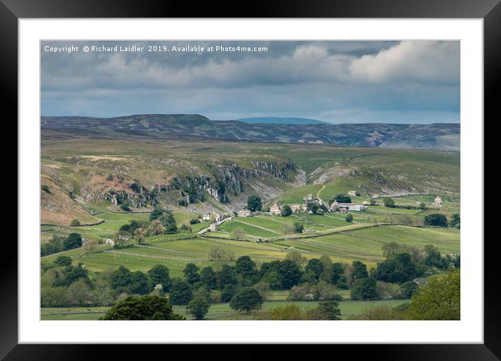 Bright Interval over Holwick, Upper Teesdale Framed Mounted Print by Richard Laidler