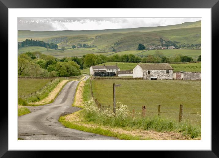 Bridge House, Ettersgill, Upper Teesdale Framed Mounted Print by Richard Laidler