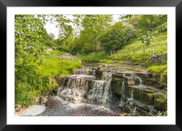 Summer at Ettersgill Beck, Teesdale Framed Mounted Print by Richard Laidler