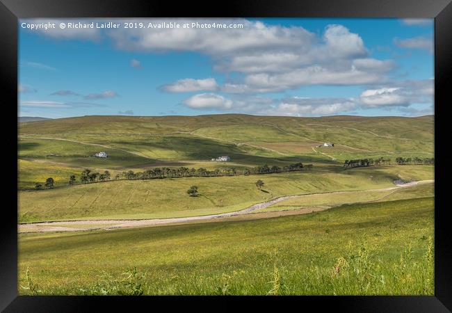 Harwood Farms, Upper Teesdale Framed Print by Richard Laidler