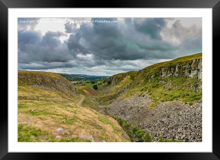 Holwick Scar, Upper Teesdale Framed Mounted Print by Richard Laidler