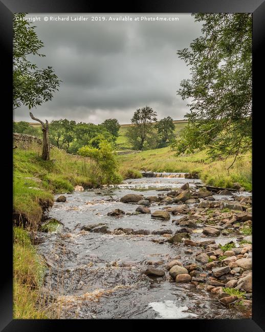 Ettersgill Beck Teesdale after a Wet Day 1 Framed Print by Richard Laidler