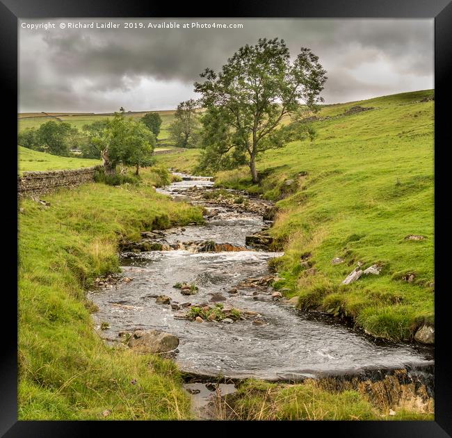 Ettersgill Beck Teesdale after a Wet Day 2 Framed Print by Richard Laidler