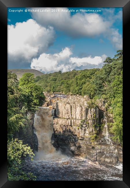 High Force Waterfall, Upper Teesdale Framed Print by Richard Laidler