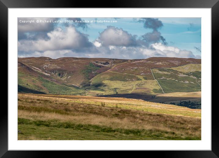 Towards Cronkley Fell, Upper Teesdale Framed Mounted Print by Richard Laidler