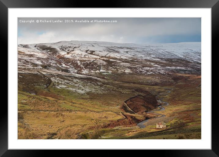 Coldberry Mine & Hudeshope Beck, Teesdale Framed Mounted Print by Richard Laidler