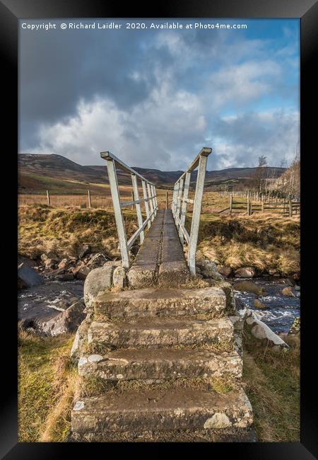 Pennine Way Footbridge over Blea Beck, Teesdale Framed Print by Richard Laidler