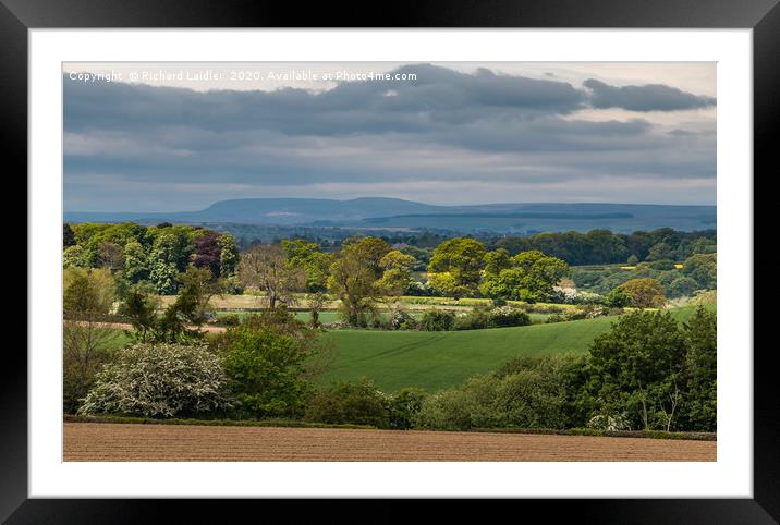 Bright Interval over Thorpe, Teesdale Framed Mounted Print by Richard Laidler