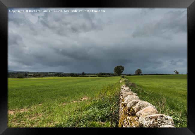 Wall to the Squall Framed Print by Richard Laidler