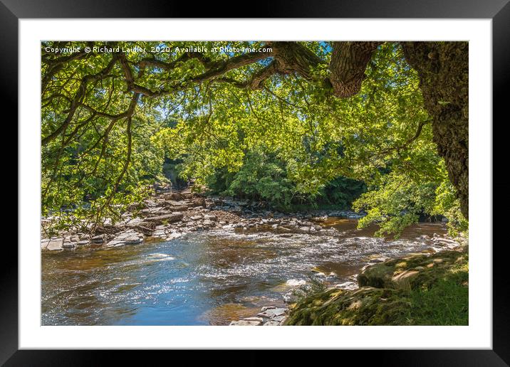 Over to the Meeting of The Waters (1) Framed Mounted Print by Richard Laidler