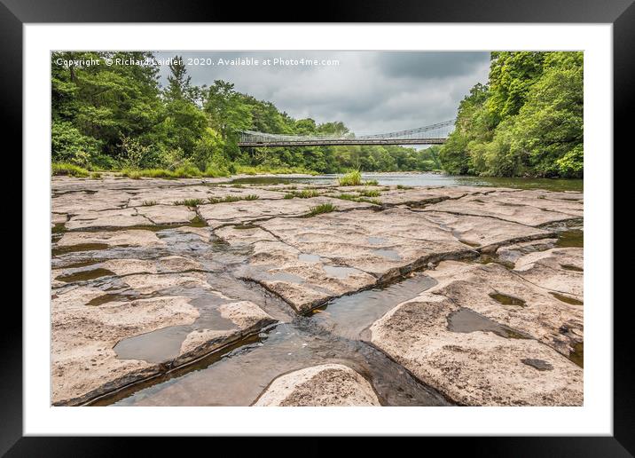 Limestone Pavement at Whorlton. Teesdale Framed Mounted Print by Richard Laidler