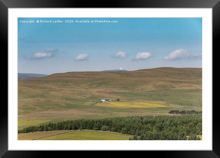 Upper Teesdale in Summer (1) Framed Mounted Print by Richard Laidler