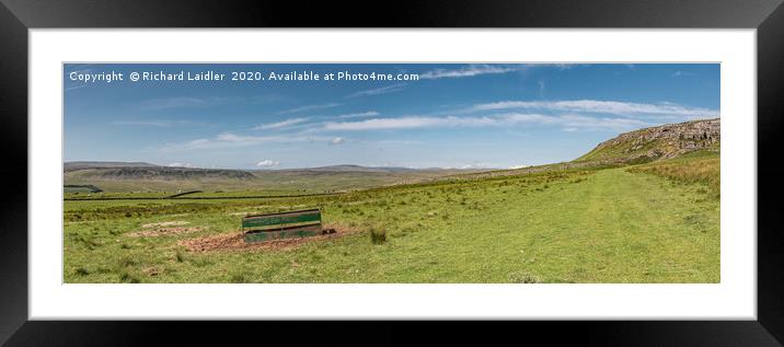 High Hurth Edge and Upper Teesdale Panorama Framed Mounted Print by Richard Laidler