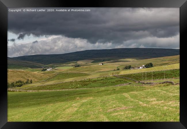 Harwood, Upper Teesdale Farms Framed Print by Richard Laidler