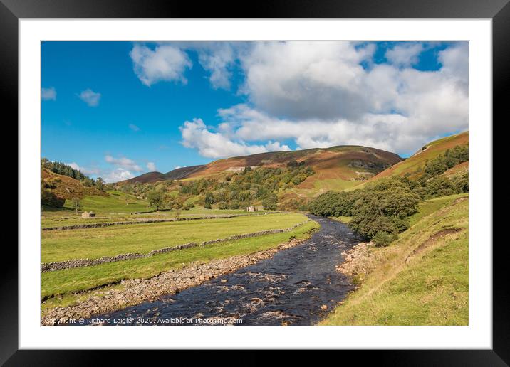 Autumn in Upper Swaledale 1 Framed Mounted Print by Richard Laidler