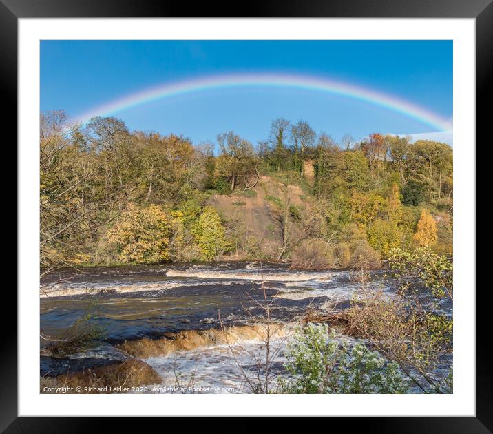 Wycliffe Rainbow Framed Mounted Print by Richard Laidler