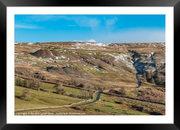 Lodge Sike Mine, Teesdale Framed Mounted Print by Richard Laidler