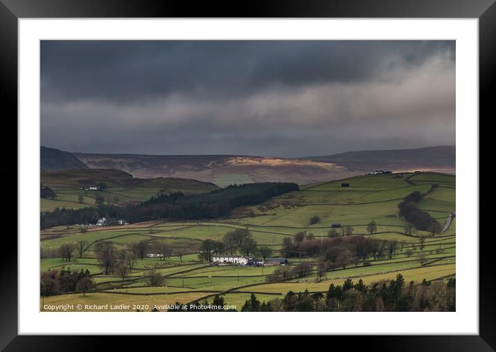 Bright and Damp Upper Teesdale 3 Framed Mounted Print by Richard Laidler