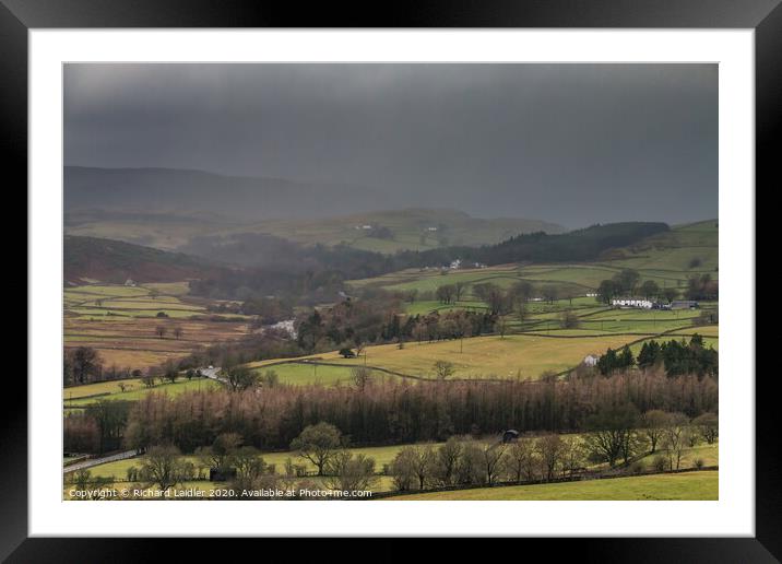 Bright and Damp Upper Teesdale 1 Framed Mounted Print by Richard Laidler