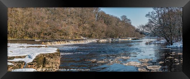 Iced Tees Panorama Framed Print by Richard Laidler