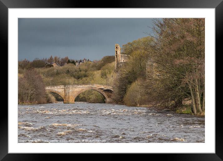 Bright Interval on County Bridge, Barnard Castle, Teesdale Framed Mounted Print by Richard Laidler