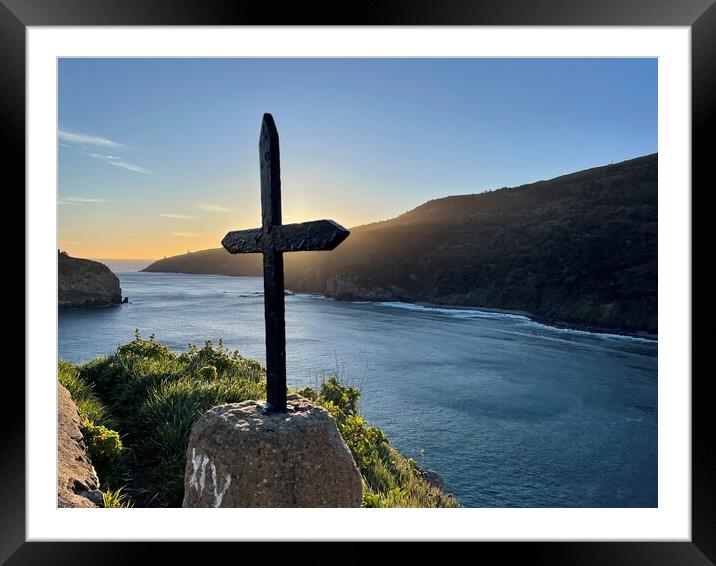 Sunrise at the coast of Spain Framed Mounted Print by Lensw0rld 