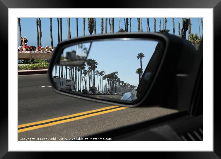 Roadtrip through California Framed Mounted Print by Lensw0rld 