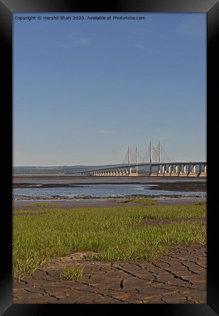 Second Severn Crossing Framed Print by Harshil Shah