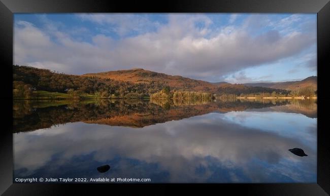 Grasmere, Lake District Framed Print by Jules Taylor