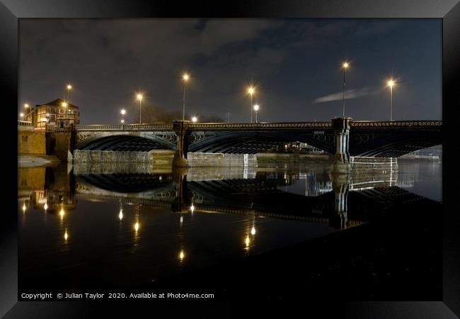 Trent Bridge, Nottingham Framed Print by Jules Taylor
