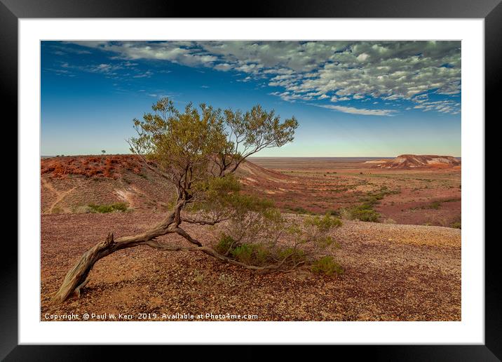 Kanku Breakaways Conservation Park Framed Mounted Print by Paul W. Kerr