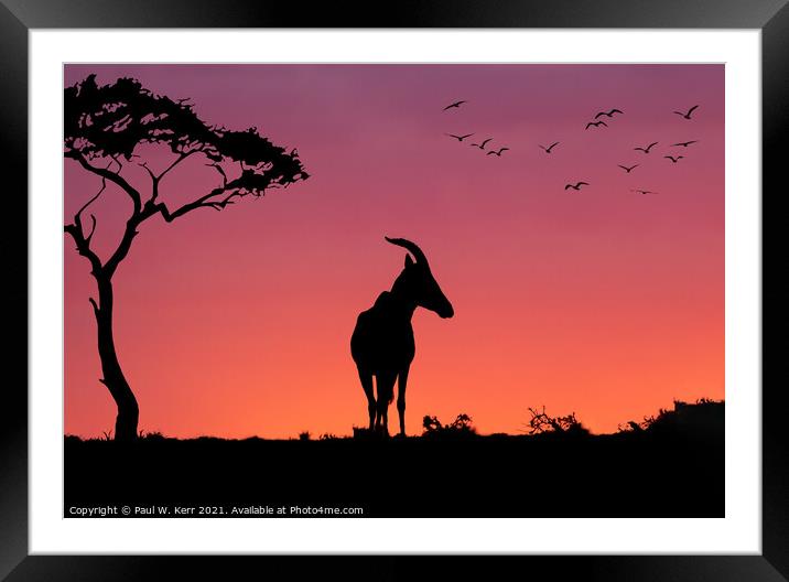 Under the evening sky ... Framed Mounted Print by Paul W. Kerr