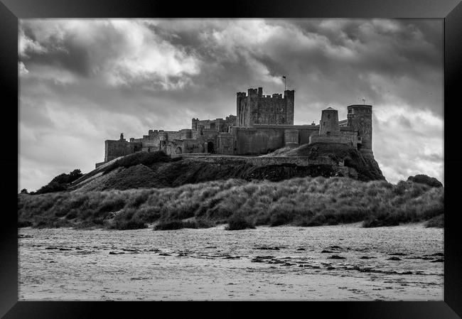 The Bamburgh Castle, Northumberland Framed Print by David Wilson