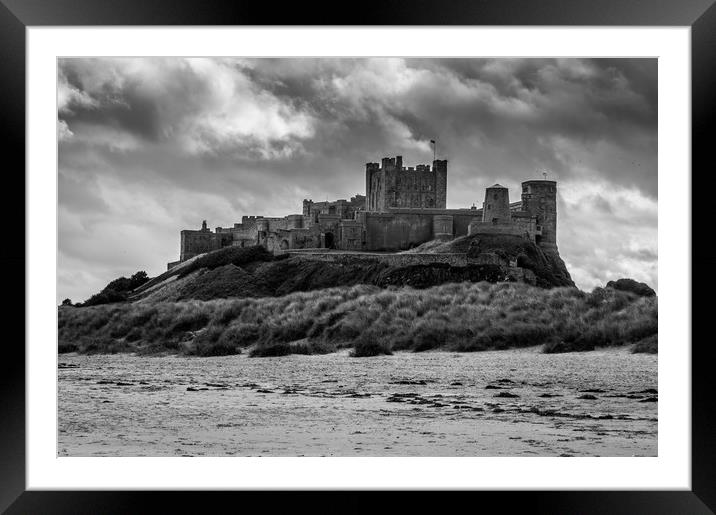 The Bamburgh Castle, Northumberland Framed Mounted Print by David Wilson
